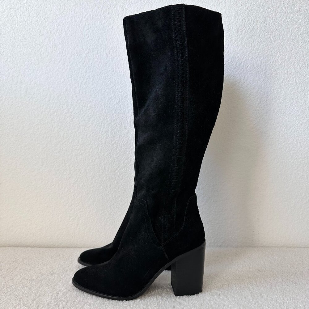NWOT Steve Madden Roxana To the Knee High Black Boots Size 8